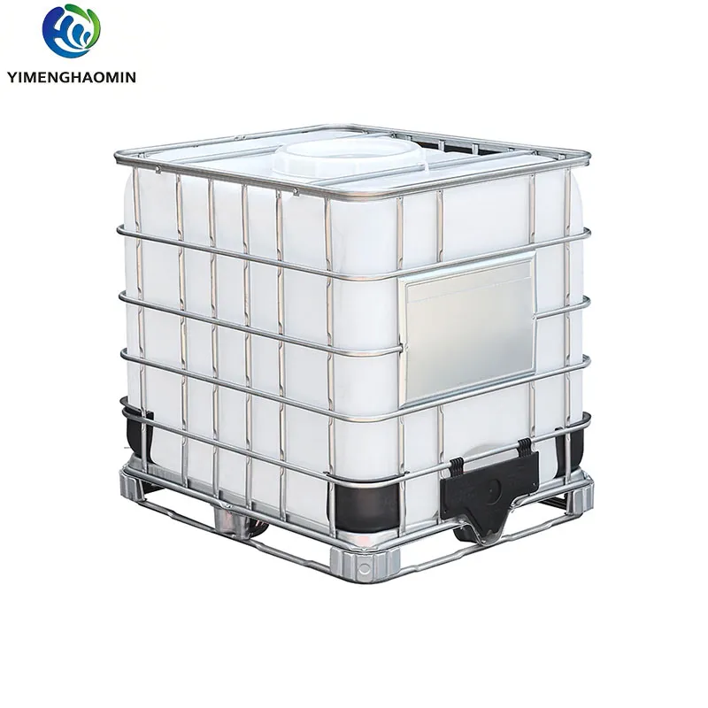 Plastic base tray IBC container