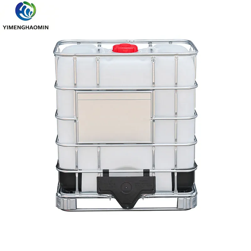 All-plastic base IBC tote